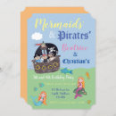 Pesquisar por pirata e sereia convites Piratas e sereias