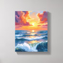 Pesquisar por pinturas ondas oceano artes pôsteres Pôr do sol