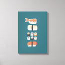 Pesquisar por comida impressão de canvas Sushi