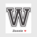 Pesquisar por monograma w adesivos Alfabeto