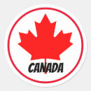 Pesquisar por folha de bordo canadense adesivos Vermelho e branco