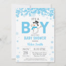 Pesquisar por boneco de neve convites Azul