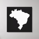 Pesquisar por brasil impressão de canvas Mapa