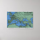 Pesquisar por estudantes impressão de canvas Mapa