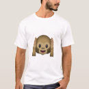 Pesquisar por não ouça nenhum mau camisetas Macaco
