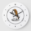 Pesquisar por cães engraçados relogios de parede Cão