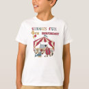 Pesquisar por circo aniversário camisetas Bonito