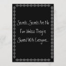 Pesquisar por segredos convites Preto