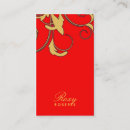Pesquisar por floral japonês padrao cartao de visita Vermelho