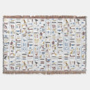 Pesquisar por egípcio mantas Hieróglifos egípcios