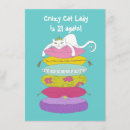 Pesquisar por gatos coloridos convites Engraçado