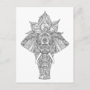 Pesquisar por elefante mandala cartoes Estilo zen tangle