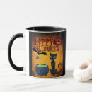 Pesquisar por gato sinistro canecas Feliz halloween