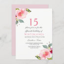 Pesquisar por festa de 15 aniversário convites Rosa
