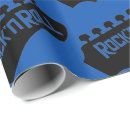 Pesquisar por rock and roll papel de presente Preto