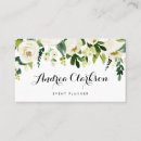 Pesquisar por flores brancas padrao cartao de visita For her