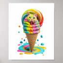 Pesquisar por gatos coloridos pôsteres Gata