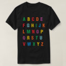 Pesquisar por letras do alfabeto de abc camisetas Abcs