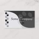 Pesquisar por patas brancas cartao de visita Preto e branco