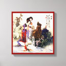 Pesquisar por pintura chinesa impressão de canvas Asiático
