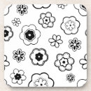 Pesquisar por desenho preto e branco porta copos Flores