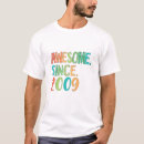 Pesquisar por 13 anos velho camisetas 2009