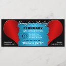 Pesquisar por coração quebrado convites Vermelho