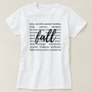 Pesquisar por folhas de outono camisetas Cores de queda