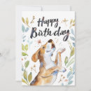 Pesquisar por beagle birthday cartoes Aquarela