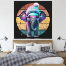 Pesquisar por elefante colorido impressão de canvas Arte colorida