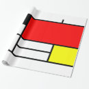 Pesquisar por mondrian papel de presente Amarelo