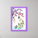 Pesquisar por árvore sakura de impressão de canvas Floral