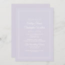 Pesquisar por roxo e branco casamento convites Elegante