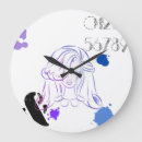 Pesquisar por lilás relogios de parede Aquarela