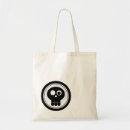 Pesquisar por crânio bolsas tote Preto e branco