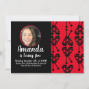 Pesquisar por geométrico aniversário convites Vermelho