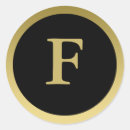 Pesquisar por monograma f adesivos Preto