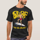 Pesquisar por tubarão engraçado camisetas Surfe