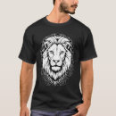 Pesquisar por leão branco preto camisetas Rei