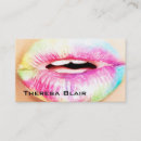 Pesquisar por lábios coloridos cartao de visita Maquiagem
