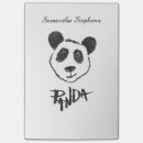 Pesquisar por panda bonita post its Preto e branco