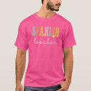 Pesquisar por espanhol do professor camisetas Feliz