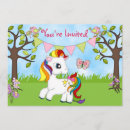 Pesquisar por cavalo do arco íris convites Pônei