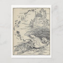 Pesquisar por vintage seashell cartoes postais Ilustração