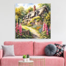 Pesquisar por chalés impressão de canvas Flores