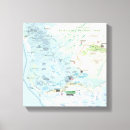 Pesquisar por do mapa impressão de canvas Mapas
