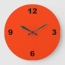 Pesquisar por números pretos relogios de parede Vermelho