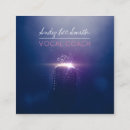 Pesquisar por vocals cartao de visita Microfone