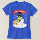 Pesquisar por desenho boneco de neve camisetas Xmas