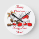 Pesquisar por papai noel desenhos relogios de parede Natal